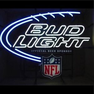 NFL/BUD LIGHT Neon Sign (SUPER BOWL)